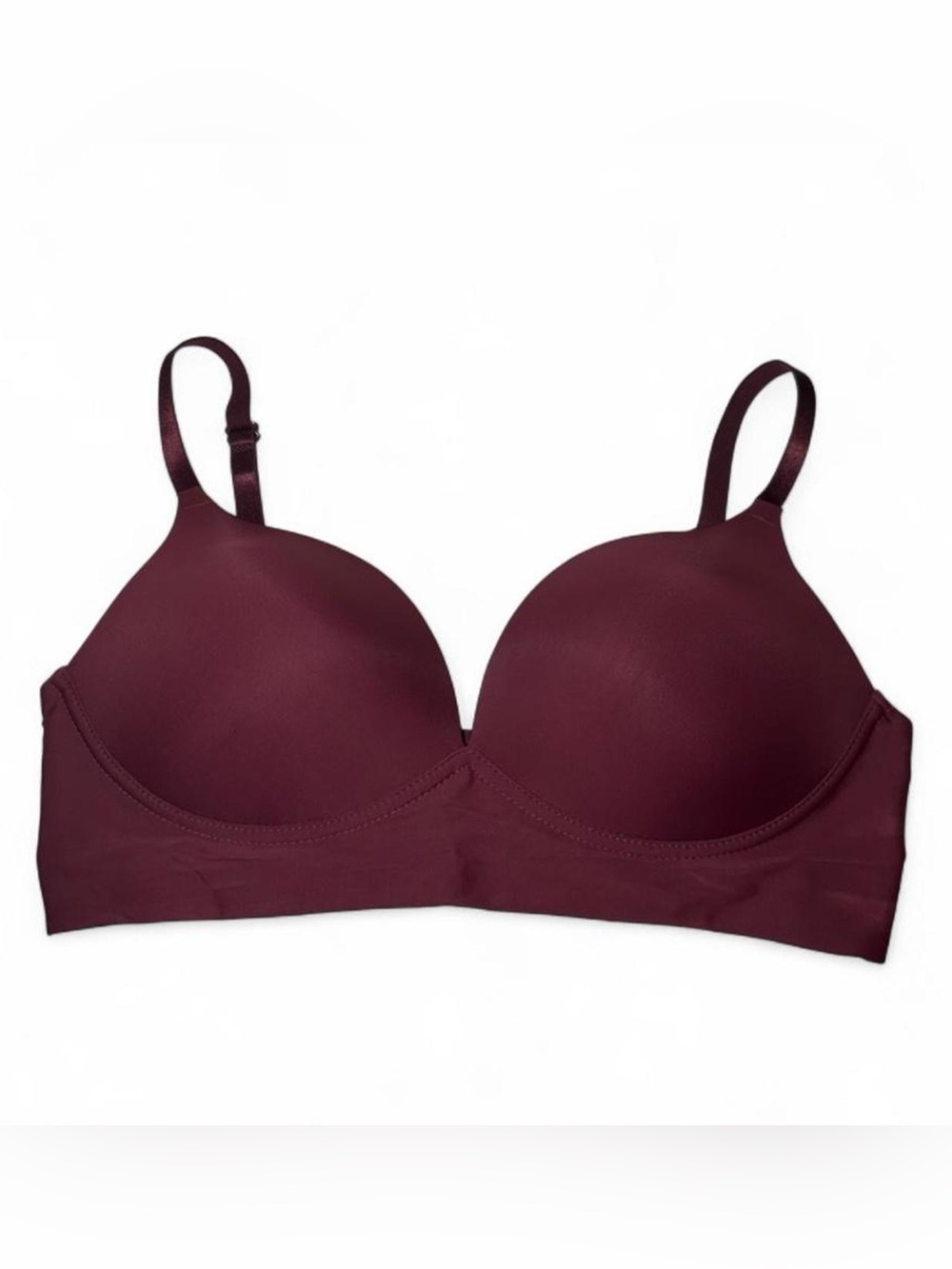 Burgundy Seamless T-Shirt Bra